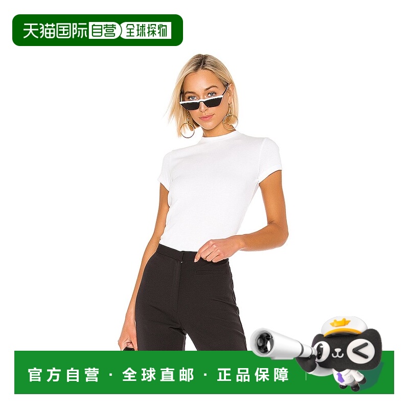 1h可退 香港直邮THEORY 希尔瑞 女士 小巧T恤 L1024521 white白色