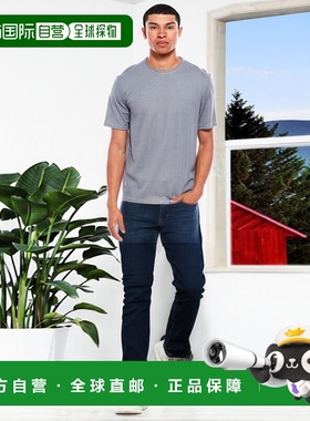 自营 Vince Interlock条纹T恤-蓝色 美国奥莱直发