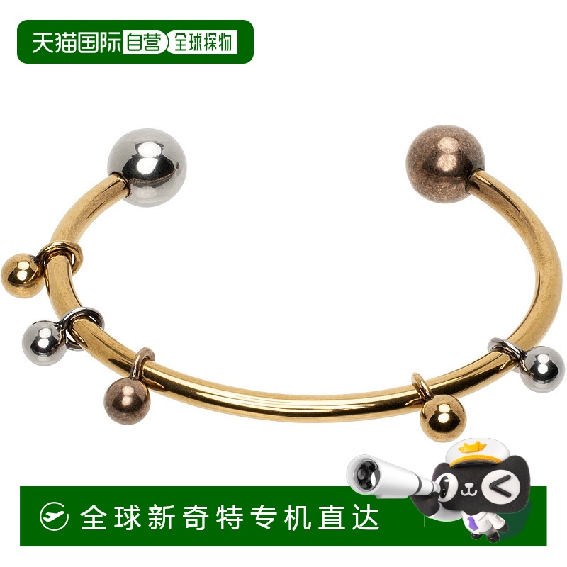 香港直邮Lemaire 女士 金色 & 银色 Rattle 手镯 JW0077LO036