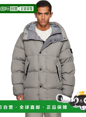 1h可退 香港直邮潮奢 Stone Island 石头岛 男士 灰色 4100012 Cr