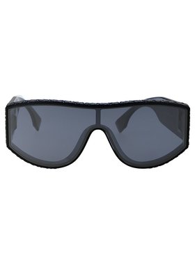 FENDI 男士太阳镜 FE40128I90X SS2024 蓝色 徽标平光镜