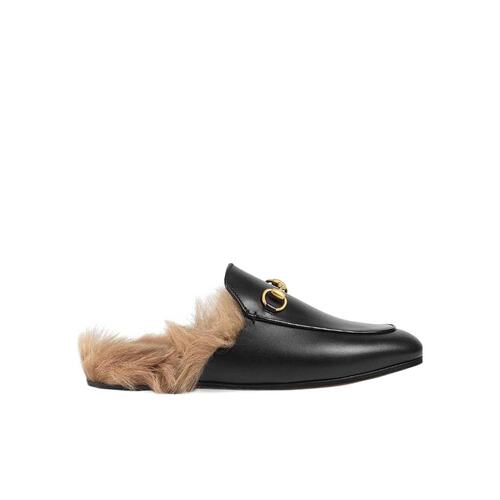 Gucci Princetown马衔扣穆勒鞋 397749DKHH0