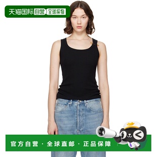 1h可退 香港直邮潮奢 versace 范思哲 女士 黑色 Safety Pin Ribb