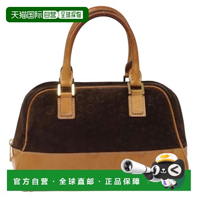 自营Celine C Macadam Handbag Suede And Leather Suede Handbag