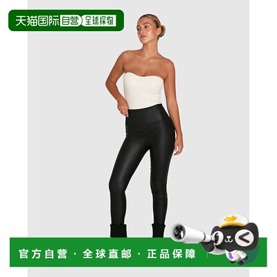 自营belle & bloomCity Slicker Coated Legging - black 美国奥