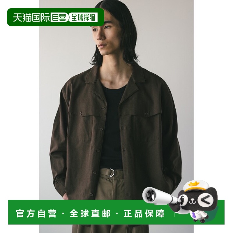 1h可退 日本直邮STYLEMIXER 男士 麻料混纺衬衫外套 501ISK300141