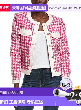自营 Elie Tahari The Farley Jacket - pink 美国奥莱直发外套