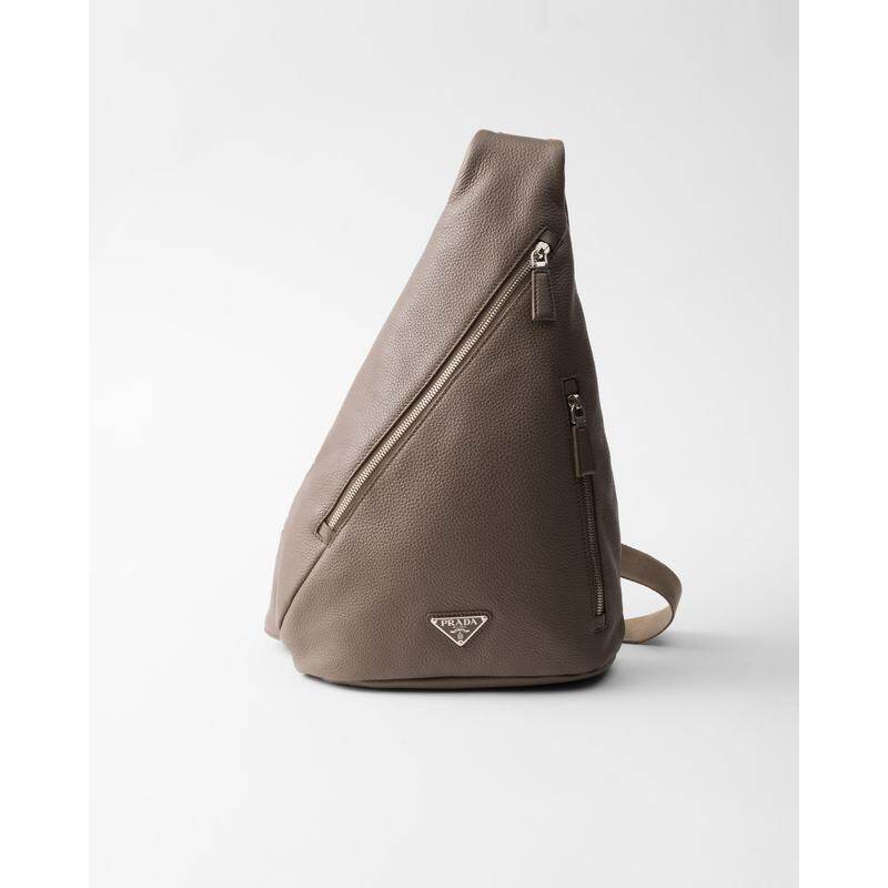 PRADA (2025新品) Prada 真皮十字包
