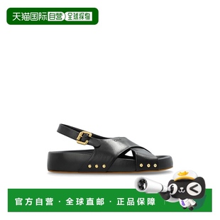 香港直邮CHLOÉ CH25A10AH3001 1h可退 女士凉鞋 Leat AW2025 黑色