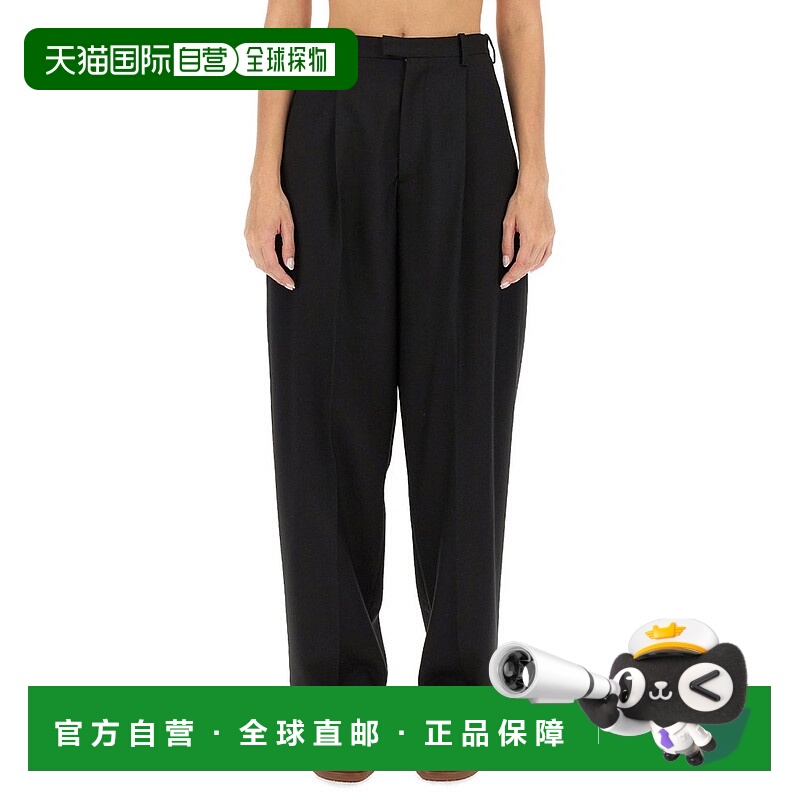 1h可退 香港直邮潮奢 Marni 玛尼 女士 羊毛精裁裤 PAMA0449U0TW8