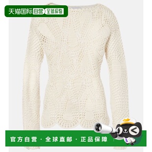 钩花羊毛羊绒上衣针织衫 香港直邮Gabriela Caps 女士 Hearst