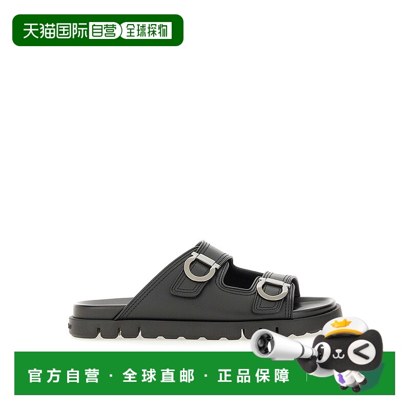 香港直邮SALVATORE FERRAGAMO 男士凉鞋 774E14 AW2025 黑色