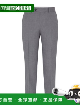 香港直邮Brunello Cucinelli 腰带环初剪羊毛正装西裤 MH426PA0Z