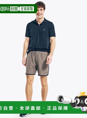 自营 Nautica 男式 7.5 英寸 Navtech 短裤 - 锡灰色 18-5203 tcx