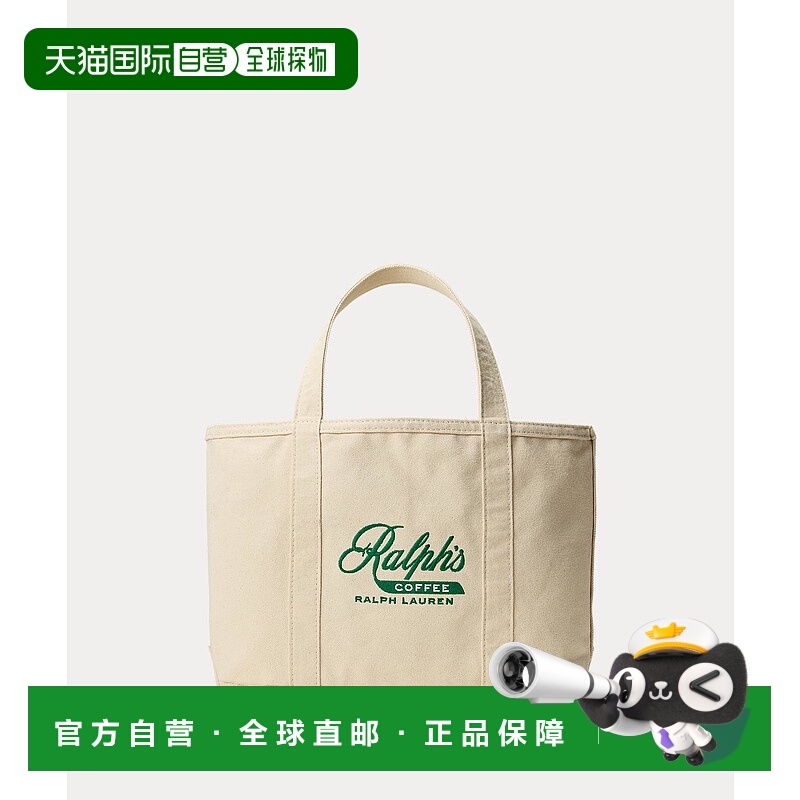 1h可退 日本直邮Polo Ralph Lauren 男装 全棉 canvas 托特包 前l