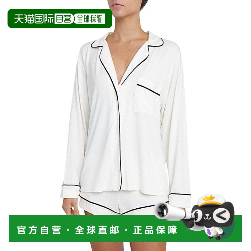 1h可退 【美国直邮】Eberjey|Gisele 2 件套滚边睡衣套装