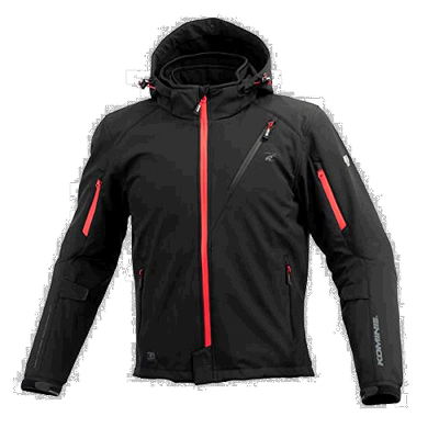 【日本直邮】Komine摩托用JK-5792防护冬用防风衣IFU Neo Black/R