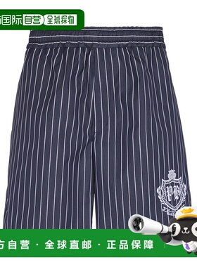 香港直邮BALMAIN 女士短裤 FH0PA170CG33SAJ AW2025 蓝色 Ribbed