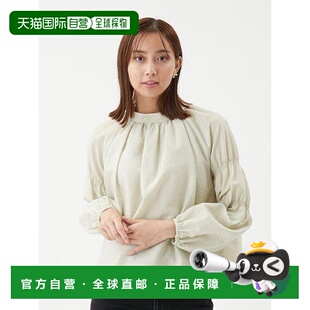 褶皱后绑带蝴蝶结衬衫 Owen 上衣 日本直邮Mila 1h可退