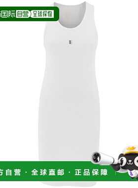 香港直邮GIVENCHY 女士连衣裙 BW21PS3YHY100 AW2024 白色 4G圆领