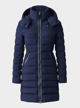 美国直邮Mackage Farren 可拆卸帽轻质羽绒服 女装时尚保暖外套