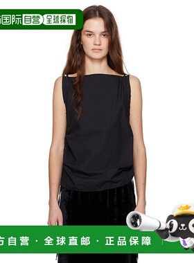 1h可退 香港直邮潮奢 Baserange 女士 黑色 Pictorial Strap 背心