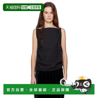 1h可退 香港直邮潮奢 Baserange 女士 黑色 Pictorial Strap 背心