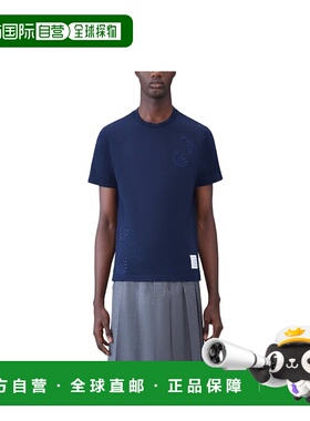 香港直邮THOM BROWNE 男士T恤 MJS232EJ0058415 AW2023蓝色 男装
