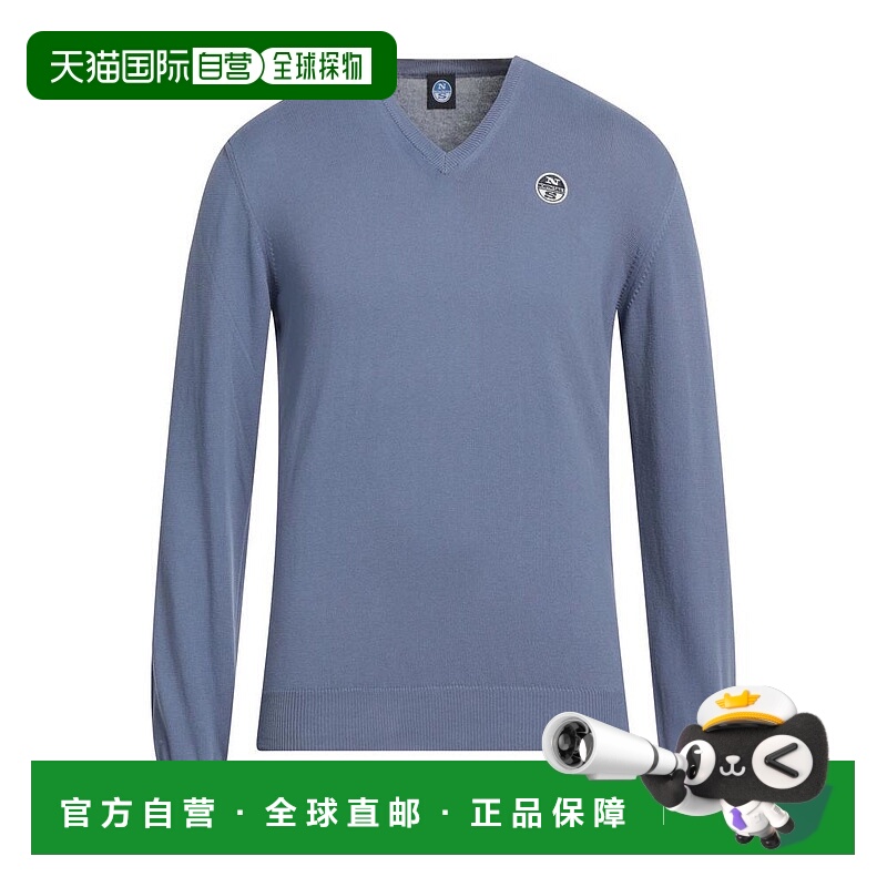 1h可退 【美国直邮】NORTH SAILS 男装针织衫 100 纯棉V领毛衣 意