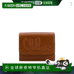 米白色 香港直邮CHLOÉ AW2024 女士钱包 Leathe CHC24WP448O1626M