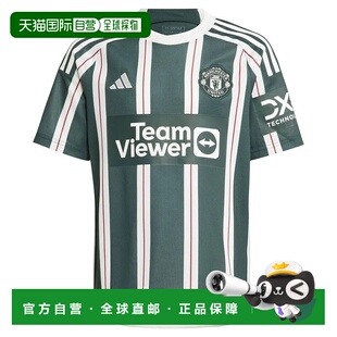 香港直邮ADIDAS Manchester United 23/24赛季客场青少年短袖T恤