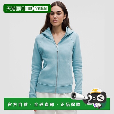 自营1h可退 欧洲直邮LULULEMON露露乐檬 拉链式Scuba连帽衫