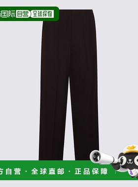 香港直邮FENDI 女士休闲裤 FR6580AJYFF0AU3 AW2024 紫色 折痕细