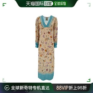 香港直邮潮奢 连衣裙 女士V领长袖 Semicouture