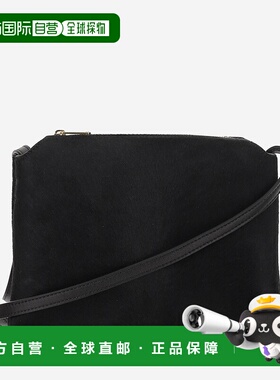 1h可退 香港直邮KHAITE 女士 拉链单肩包 H4010760 black黑色 舒