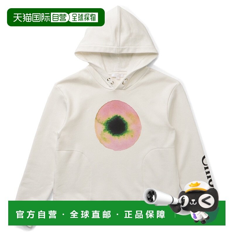 日本直邮CHLOE 儿童派克大衣印花连帽套头衫圆形图案新款 2024 年