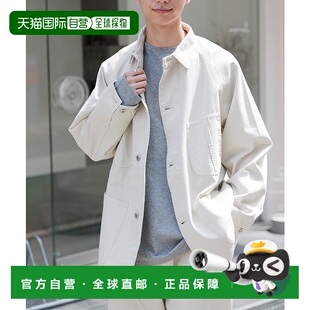 1h可退 日本直邮FORK&SPOON 男士宽松微起毛棉质工装外套 古着风