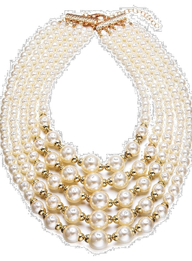 自营 Liv Oliver 18K 镀珍珠项链 - 图案 美国奥莱直发