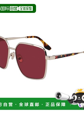 自营Victoria Beckham Metal Women's Sunglasses - gold 美国奥