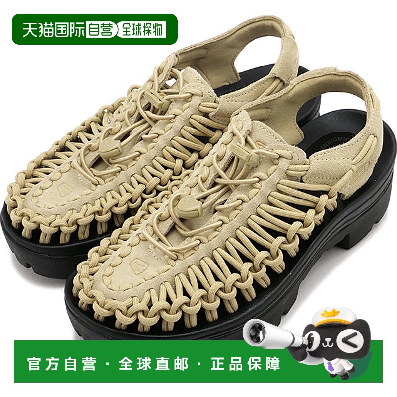 日本直邮KEEN UNEEK PLT 女士厚底凉鞋 [1030534 SS25] SAFARI/BL