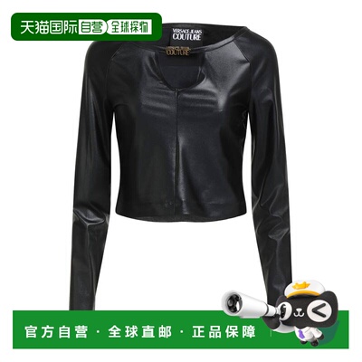 香港直邮versace 范思哲 女士 短款上衣 black黑色 舒适时尚