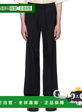 1h可退 香港直邮潮奢 Givenchy 纪梵希 男士 黑色 4G 长裤 BM51FJ