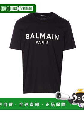 香港直邮BALMAIN 男士T恤 EG000BD45EAB SS2026 黑色 Balmain T-S