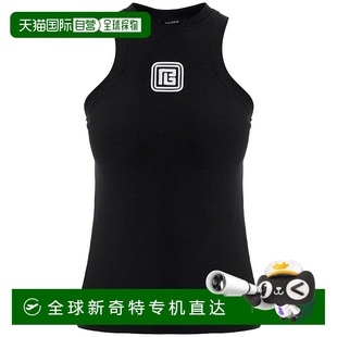 复古PB刺绣背心 香港直邮潮奢 女士 Balmain DF1EB045BC49 巴尔曼