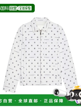 香港直邮GIVENCHY 女士西服 BW00GD50TC116 SS2023 白色 4G 提花