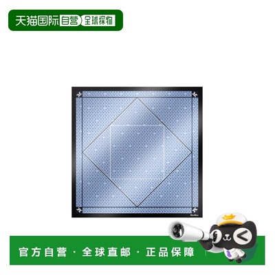 香港直邮MAX MARA 女士围巾 4541156106004 SS2026 蓝色 图案丝巾