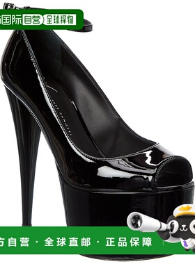 自营 Giuseppe Zanotti Khalifa 90厚底凉鞋-黑色 美国奥莱直发