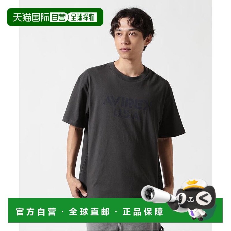 日本直邮AVIREX ECDP STENCIL T 恤官方标志 [AV1129EM025829] T