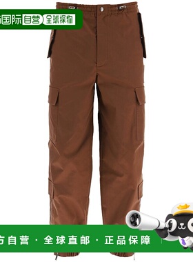 香港直邮VALENTINO 男士休闲裤  2V3REB267VLK29 SS2023棕色卫裤