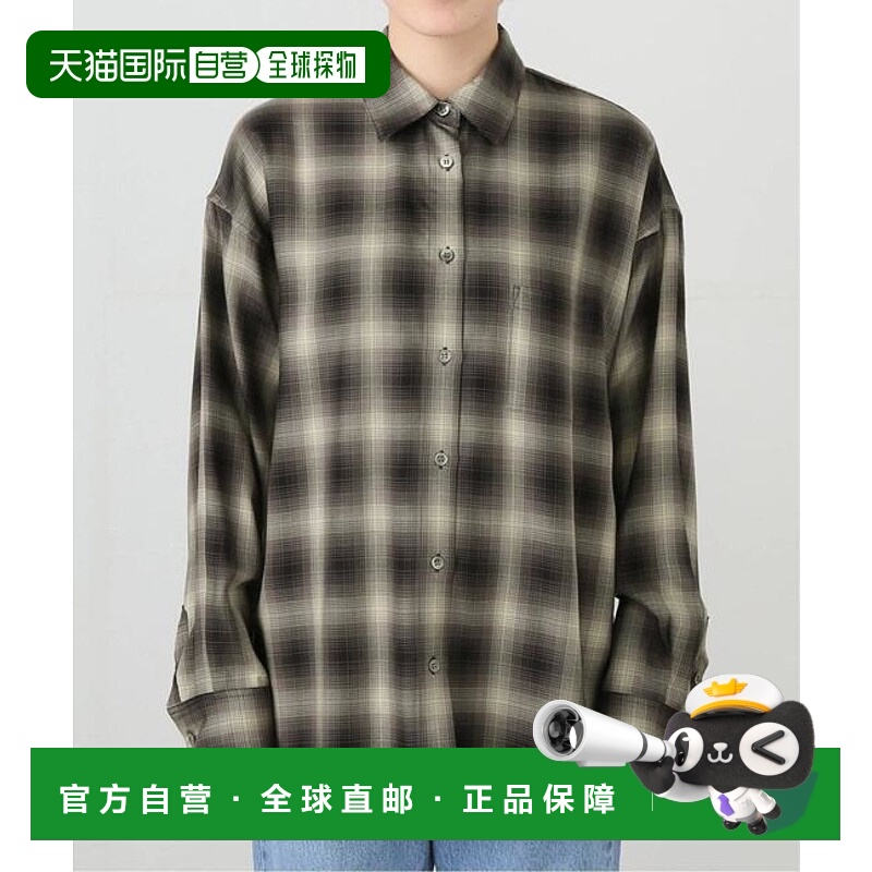 1h可退 日本直邮IENA 格纹裹身衬衫